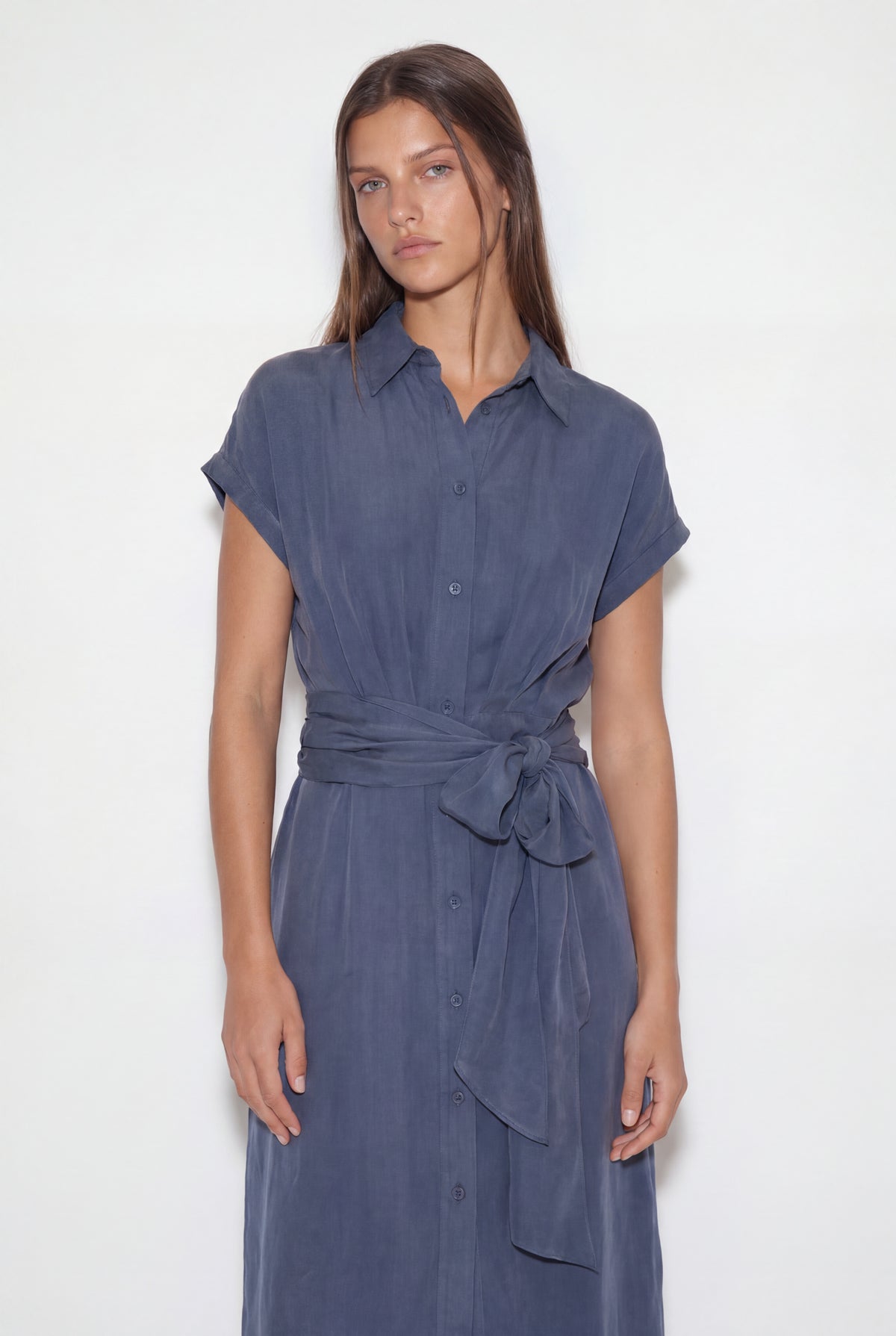 SONATA Navy Blue Shirt Dress