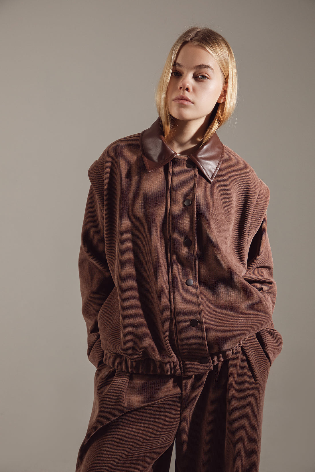Deep Chocolate Velvet Sport-Chic Suit