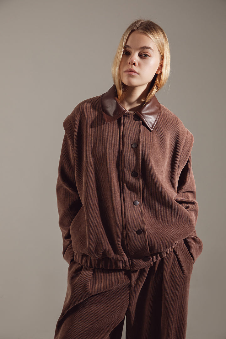 Deep Chocolate Velvet Sport-Chic Suit