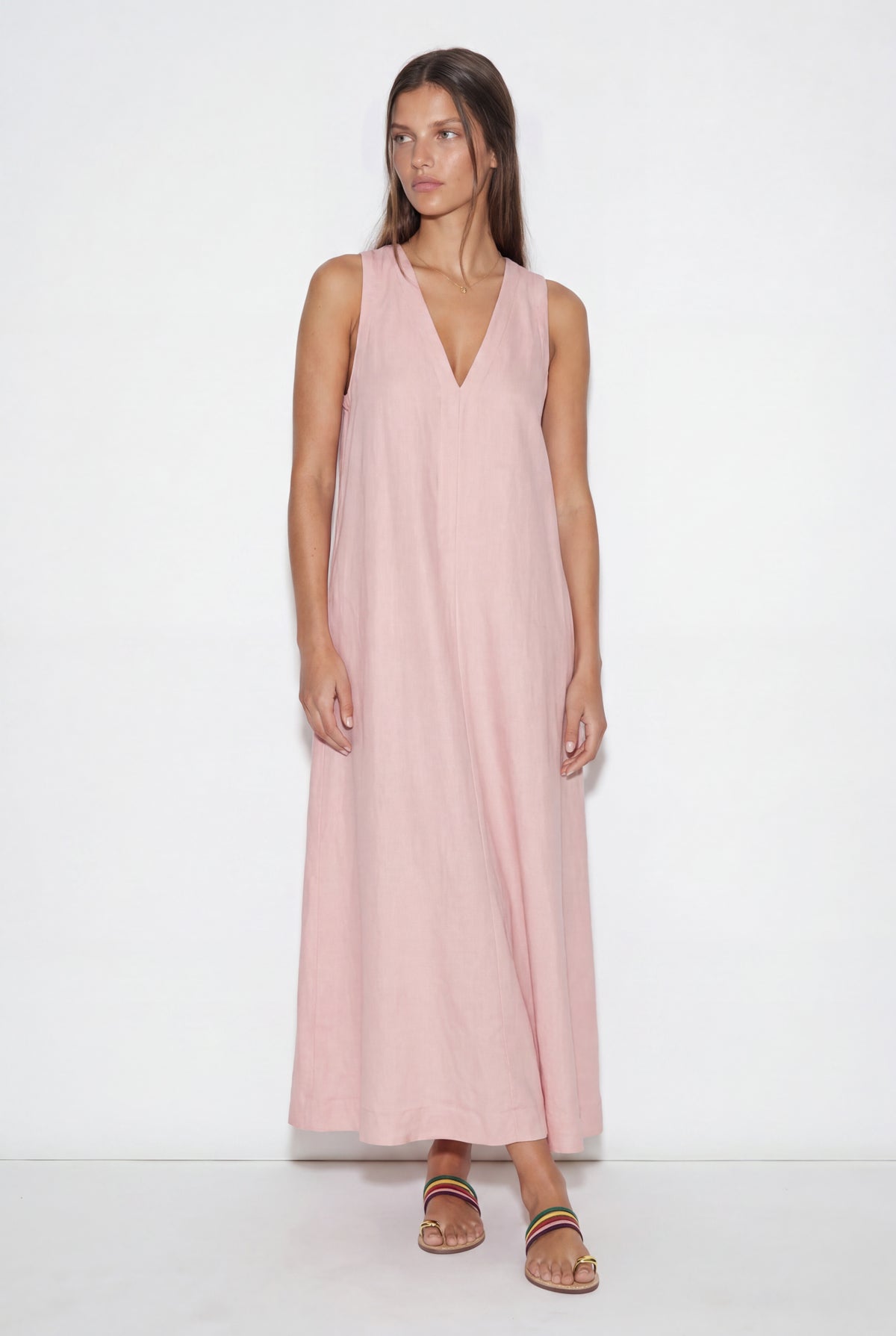 EMMA Pink Maxi Dress
