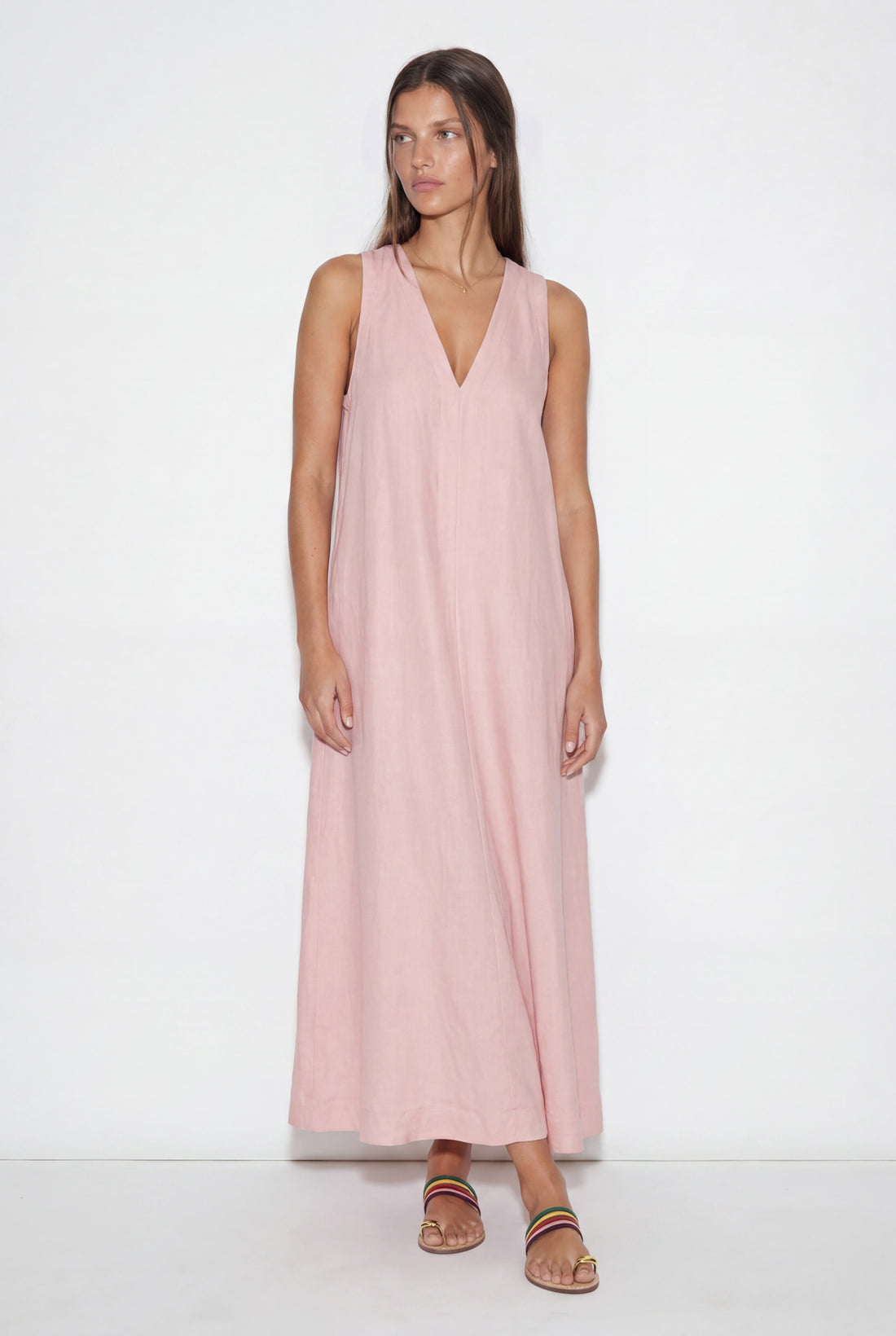 EMMA Pink Maxi Dress