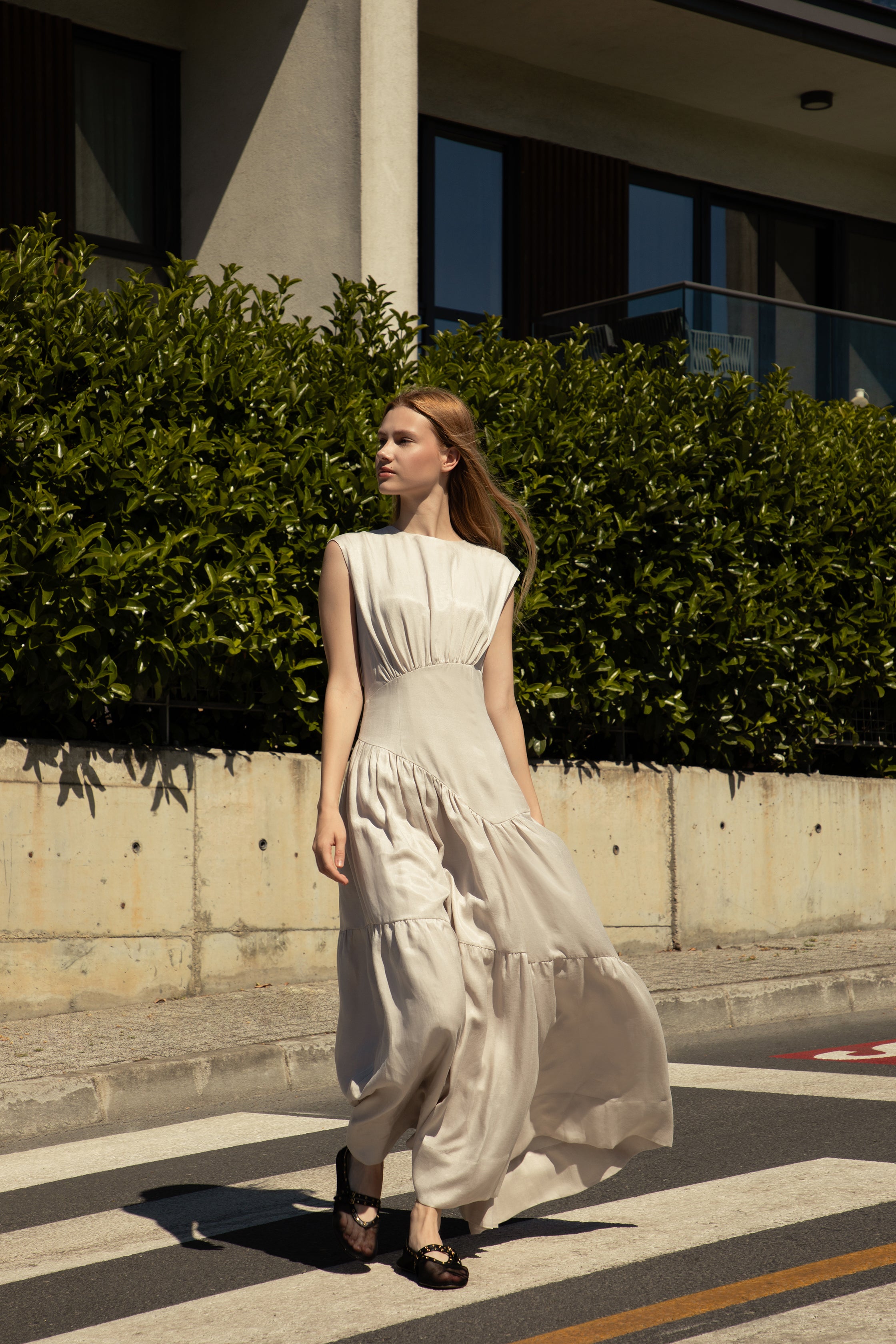 Cupro-Linen Versatile Summer Dress